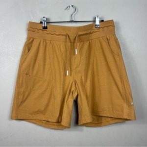 Zyia Active High Rise Dark Khaki Canyon Brown Shorts